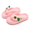 Cute Multi-Color Summer Women's Flip Flops with Phalaenopsis Flowers, Sweet Slippers for Vacation and Party