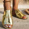 Summer And Autumn Opentoed Flipflops Flat Wedge Sandals For Women Breathable Beach Flip Flops Casua 5