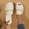 Summer And Autumn Opentoed Flipflops Flat Wedge Sandals For Women Breathable Beach Flip Flops Casua 7