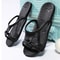 Adults Portable Trip Travel Sandals Women's Folding Slippers, Beach Non slip EVA Shoes, Couples Indoor Soft Slides