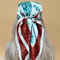 The Four Seasons Design Silk Hijab, Luxury Beach Headscarf for Women, New Style Sunscreen Square Scarves Popular