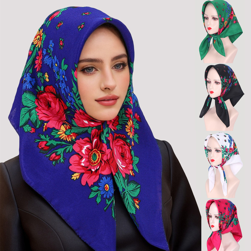 French Pastoral Style Sub-Headscarf, Womens Fashion Triangle Scarf for Spring, Summer, Decorative Tied Hair Headband