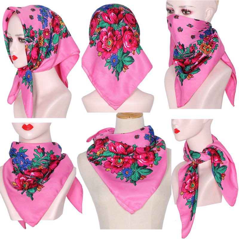 French Pastoral Style Sub-Headscarf, Womens Fashion Triangle Scarf for Spring, Summer, Decorative Tied Hair Headband