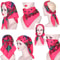 French Pastoral Style Sub-Headscarf, Womens Fashion Triangle Scarf for Spring, Summer, Decorative Tied Hair Headband
