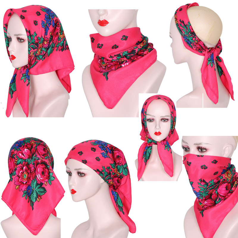 French Pastoral Style Sub-Headscarf, Womens Fashion Triangle Scarf for Spring, Summer, Decorative Tied Hair Headband