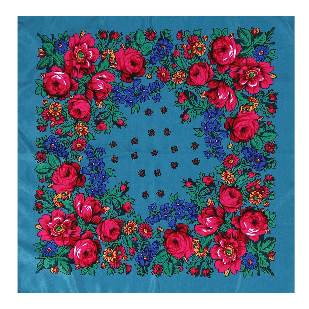 French Pastoral Style Sub-Headscarf, Womens Fashion Triangle Scarf for Spring, Summer, Decorative Tied Hair Headband