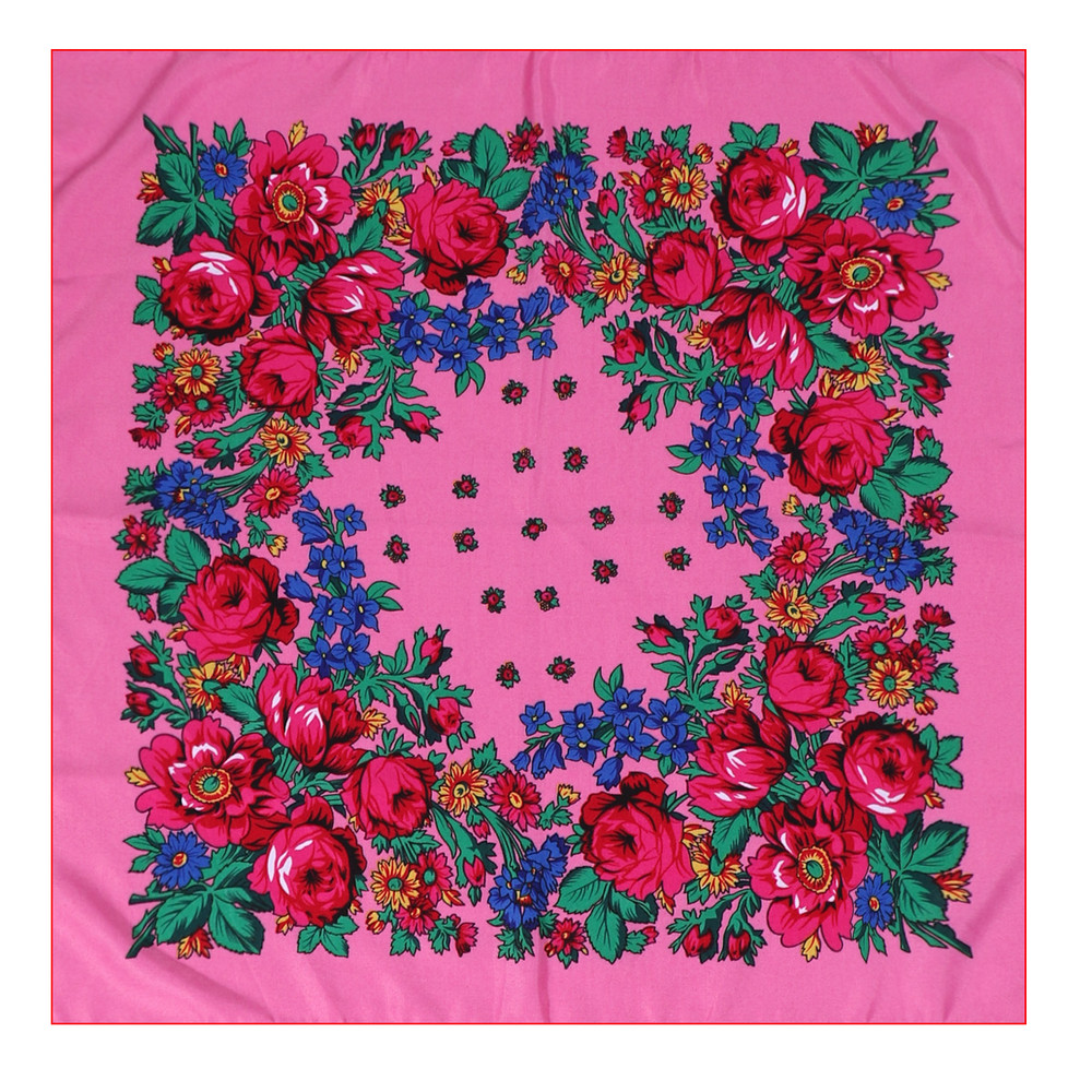 French Pastoral Style Sub-Headscarf, Womens Fashion Triangle Scarf for Spring, Summer, Decorative Tied Hair Headband