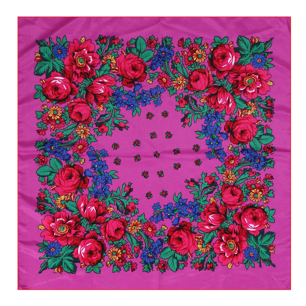 French Pastoral Style Sub-Headscarf, Womens Fashion Triangle Scarf for Spring, Summer, Decorative Tied Hair Headband