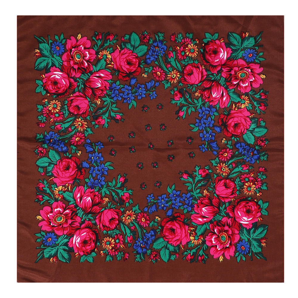 French Pastoral Style Sub-Headscarf, Womens Fashion Triangle Scarf for Spring, Summer, Decorative Tied Hair Headband