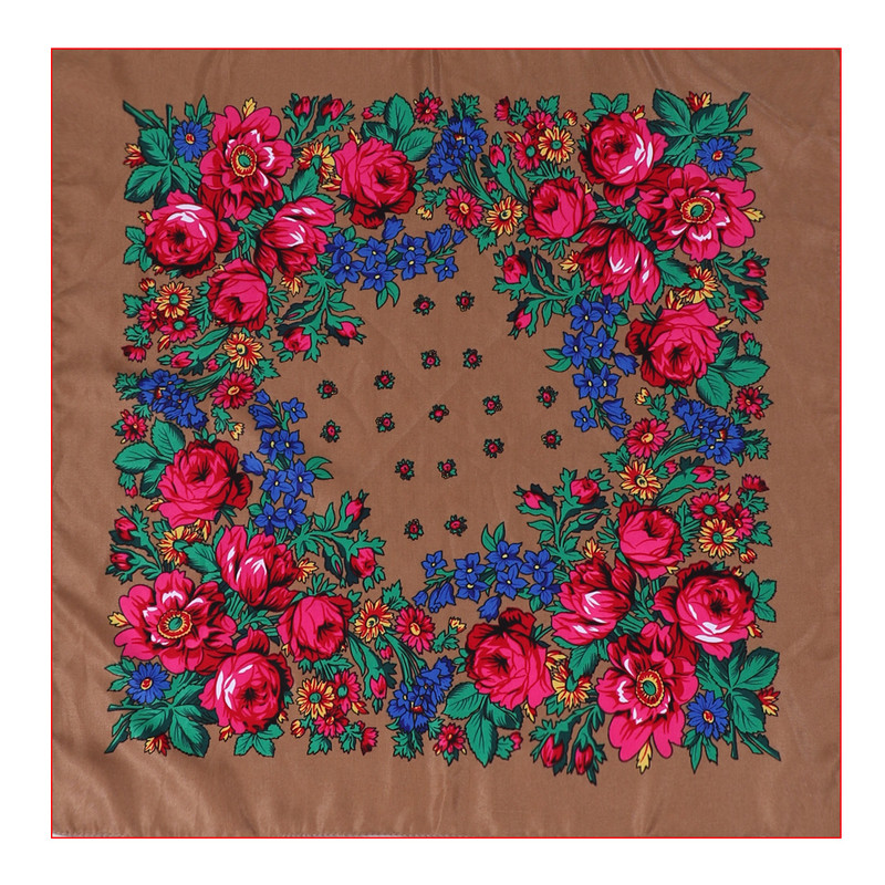 French Pastoral Style Sub-Headscarf, Womens Fashion Triangle Scarf for Spring, Summer, Decorative Tied Hair Headband