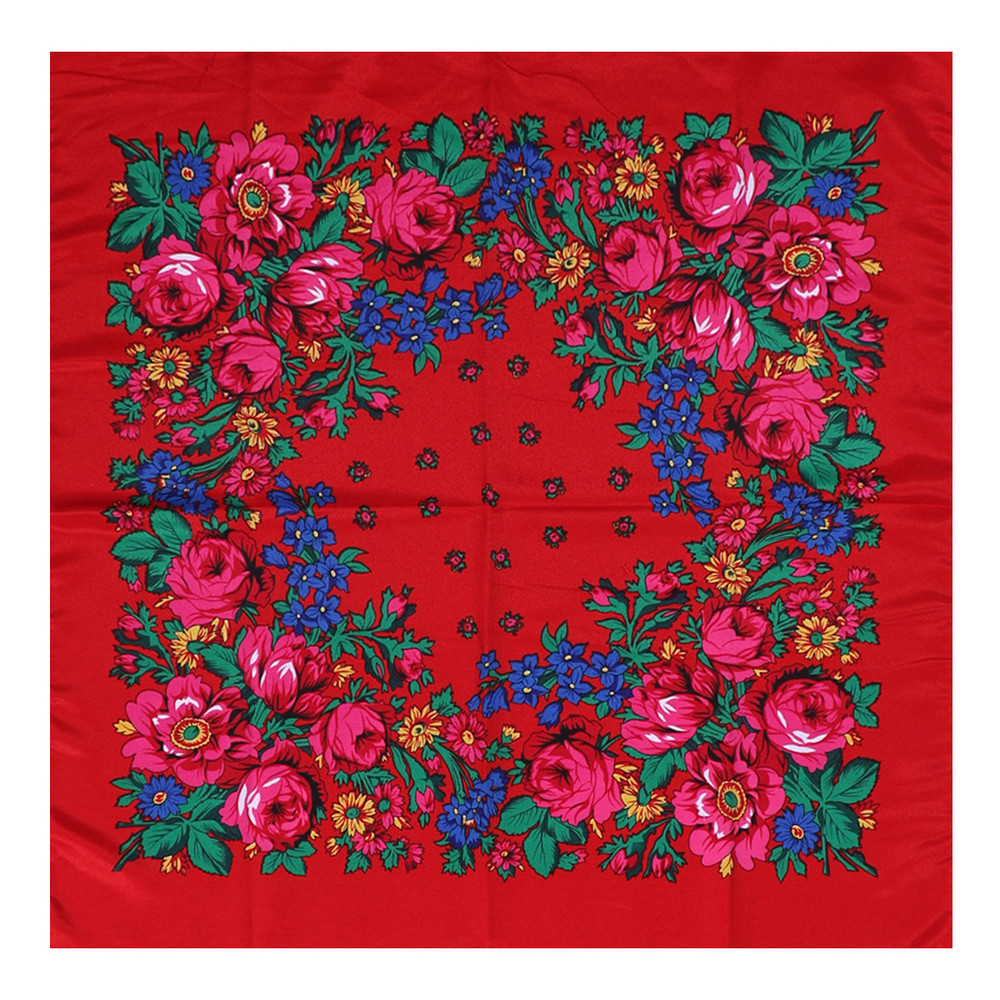 French Pastoral Style Sub-Headscarf, Womens Fashion Triangle Scarf for Spring, Summer, Decorative Tied Hair Headband