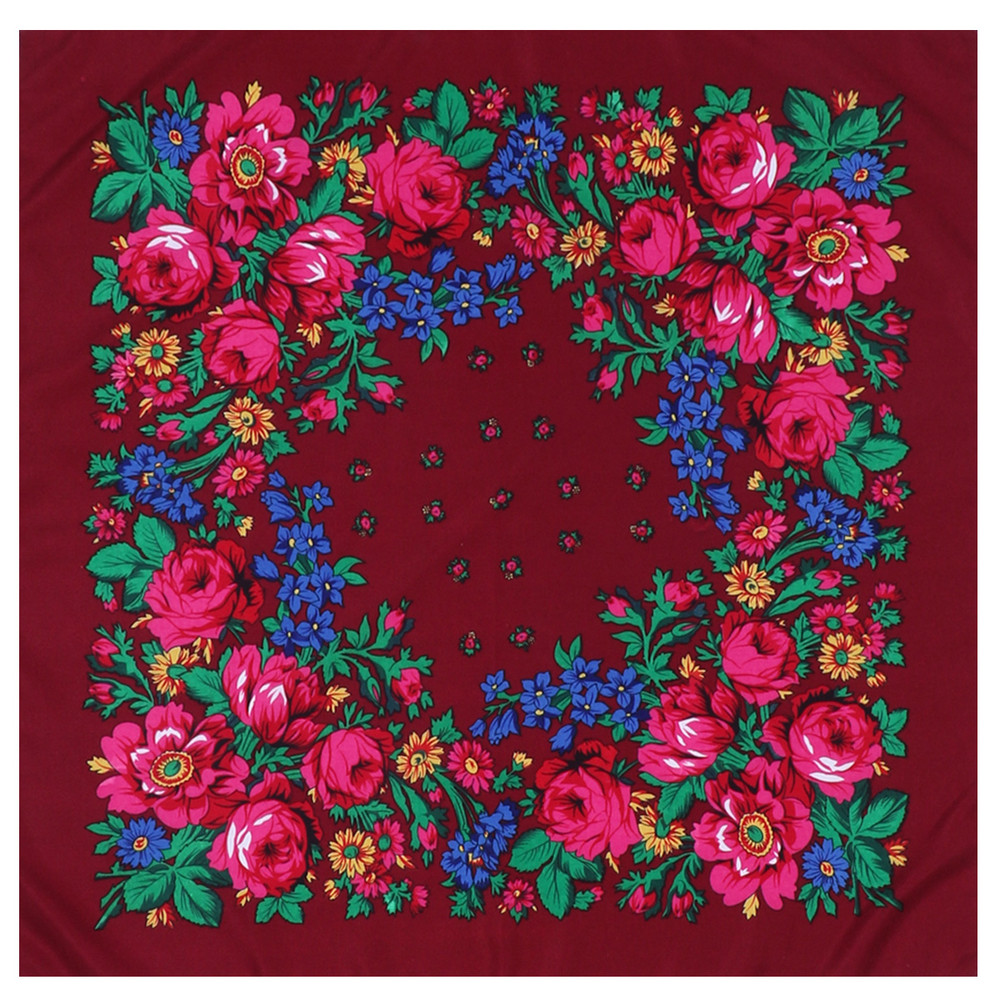 French Pastoral Style Sub-Headscarf, Womens Fashion Triangle Scarf for Spring, Summer, Decorative Tied Hair Headband