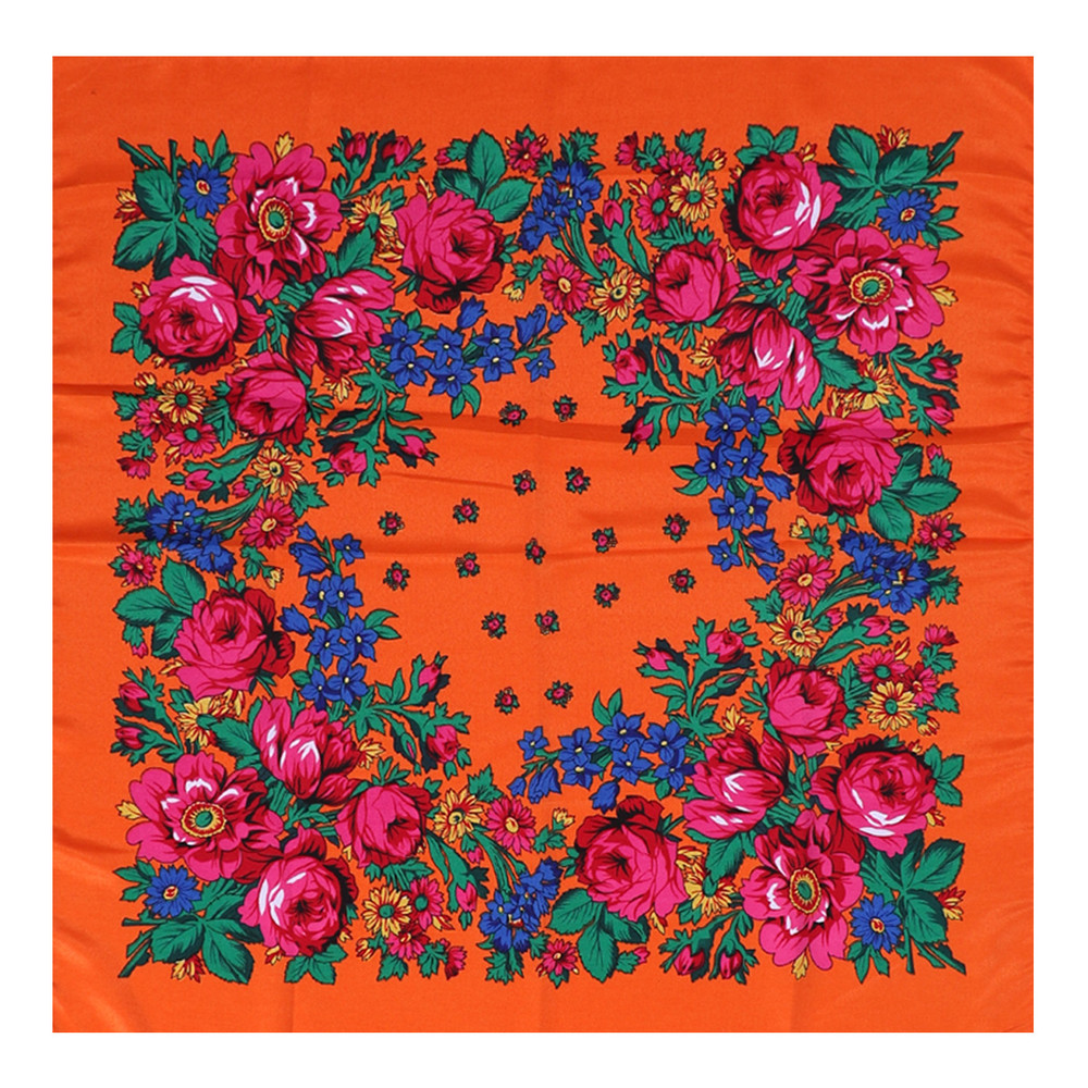 French Pastoral Style Sub-Headscarf, Womens Fashion Triangle Scarf for Spring, Summer, Decorative Tied Hair Headband