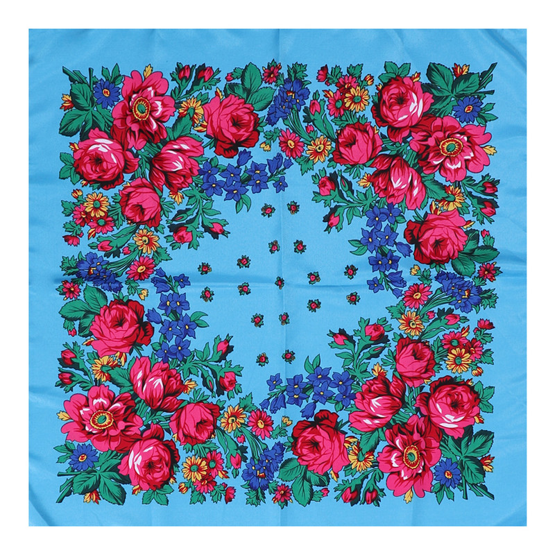 French Pastoral Style Sub-Headscarf, Womens Fashion Triangle Scarf for Spring, Summer, Decorative Tied Hair Headband