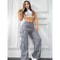 Women's Straight Cargo Pants High Waist Baggy Trousers Y2K Streetwear Vintage Wide Leg Casual Pants with Pockets