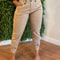 Womens High Waist Cargo Capris Skinny Fit, Zipper Fly & Pockets