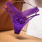 Women Panties Low Waist Hollowed Out See Through Cross Belt French Style Ladies Sling Thong Sexy Li 2