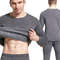 Men's Winter Thermal Underwear Long Set, Keep Warm Tops and Pants, Thick Comfortable Thermo Underwear Clothes