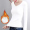 Womens Thermal Winter Underwear Turtleneck Bottom Shirt Solid Semi High Collar Long Sleeve Basic TS 3