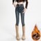 Winter Warm Jeans Women Fleece Thickened Stretch Skinny Pencil Pants High Waist Slim Fashion Velvet 5