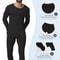 Mens Thermal Underwear Set Warm Winter Autumn Long Johns Round Neck Long Sleeve Soft Breathable Bas 4