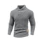 Mens Knitted Sweater Casual Crew Neck Warm Long Sleeve Comfortable Pullover Textured Ribbed Edge To 7