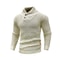 Mens Knitted Sweater Casual Crew Neck Warm Long Sleeve Comfortable Pullover Textured Ribbed Edge To 6