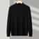 Half Turtleneck Knitwear Sweater Mock Neck Sweatshirts Solid Color Pullovers Brand Casual Mens Clot 0