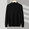 Half Turtleneck Knitwear Sweater Mock Neck Sweatshirts Solid Color Pullovers Brand Casual Mens Clot 0