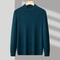 Half Turtleneck Knitwear Sweater Mock Neck Sweatshirts Solid Color Pullovers Brand Casual Mens Clot 1