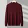 Half Turtleneck Knitwear Sweater Mock Neck Sweatshirts Solid Color Pullovers Brand Casual Mens Clot 4