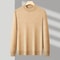 Half Turtleneck Knitwear Sweater Mock Neck Sweatshirts Solid Color Pullovers Brand Casual Mens Clot 6