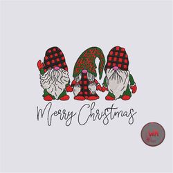 christmas gnomes embroidery design, merry christmas gnome machine embroidery design, christmas gnome machine embroidery