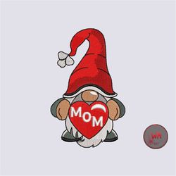 mother's day embroidery design, gnome mom embroidery design, mother's day gnome embroidery design machine files, instant