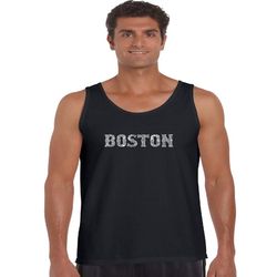 la pop art men&8217s word art tank top &8211 boston neighborhoods