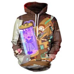 rick and morty sweatshirt 3d print unisex hoodie