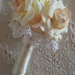 Delicate wedding bouquet double/wedding women's accessories/accessories for wedding/ handmade bouquet double