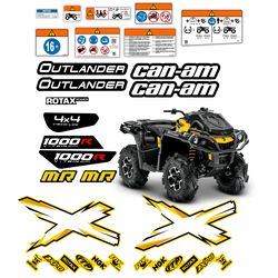 BRP Can-AM Outlander XMR G2 decal stickers kit