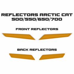 Arctic Cat 500/550/650/700 Reflective stickers decals