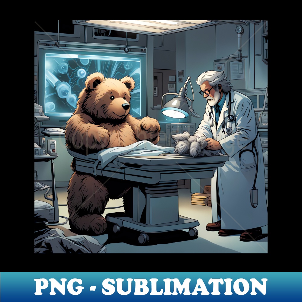 UN-44194_Teddy as a doctor taking x-rays of patients 3203.jpg
