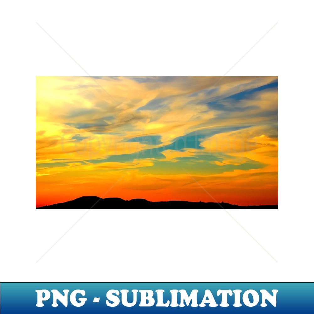 US-39938_Serene sunset scenery with clement warm clouds standing out from the blue sky 9364.jpg