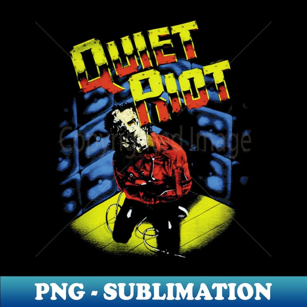 Metal Health Riot Logo Quiet Riot - Metal Health - PNG Transparent Sublimation File | Inspire ...