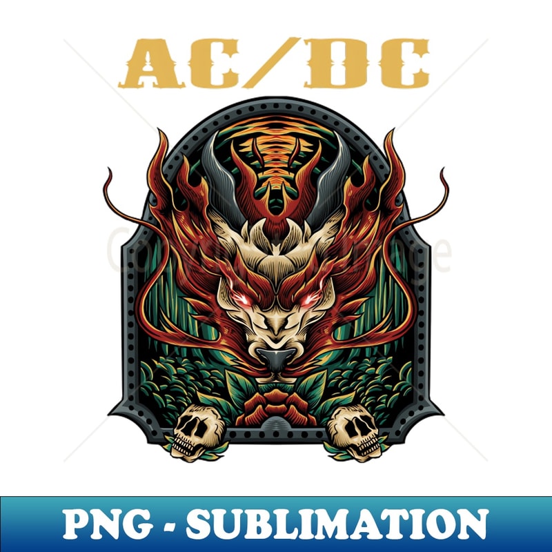 AC DC BAND - Vintage Sublimation PNG Download - Perfect for | Inspire ...