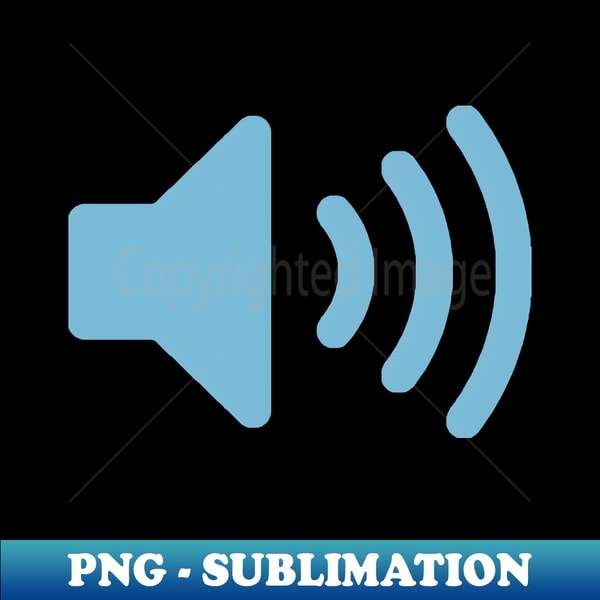 Volume button - blue - Premium PNG Sublimation File - Create | Inspire ...