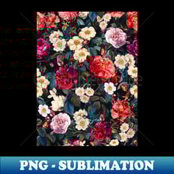 rose garden ix - vintage sublimation png download - stunning sublimation graphics