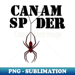 can-am black and red - png transparent sublimation design - bold & eye-catching