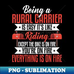 Rural Carrier Funny Mailman Rural Mail Carrier Postal Worker - Trendy Sublimation Digital Download - Enhance Your Apparel with Stunning Detail