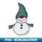 AN-23792_Cute snowman in a blue hat and mittens 8568.jpg