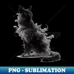 galaxy cat shadow - Aesthetic Sublimation Digital File - Fashionable and Fearless