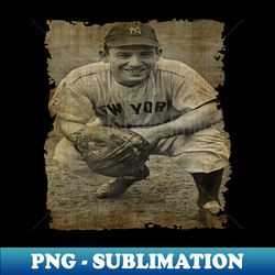 Yogi Berra Old Photos Vintage - Vintage Sublimation PNG Download - Capture Imagination with Every Detail